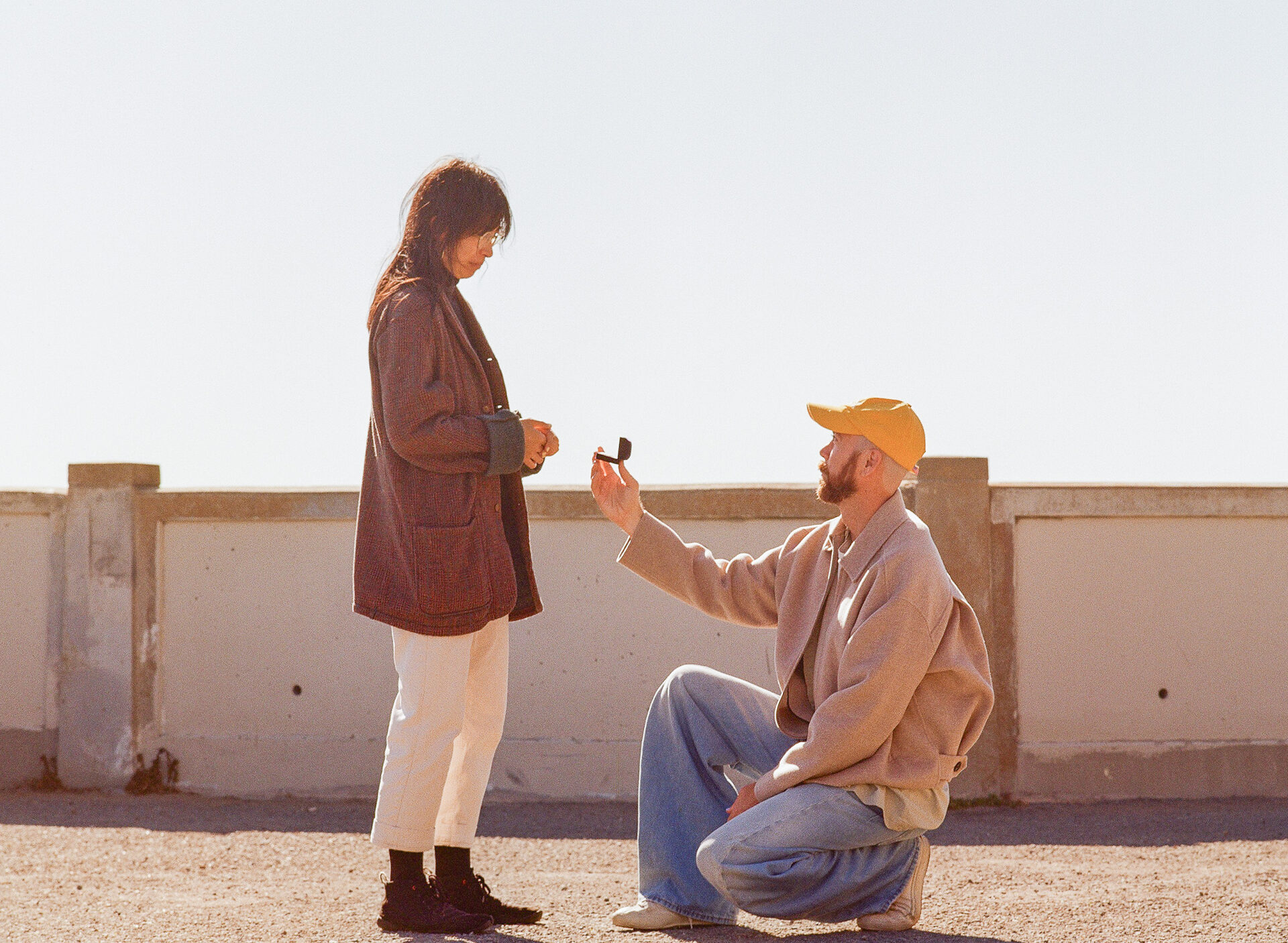 35mm film wedding photographer Orlando — engagement session